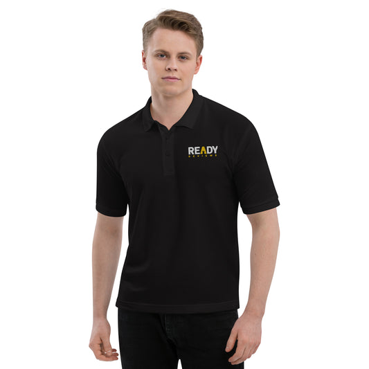 Embroidered Men's Premium Polo