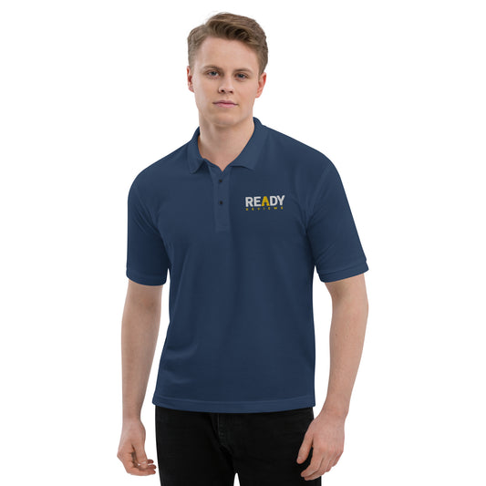 Embroidered Men's Premium Polo