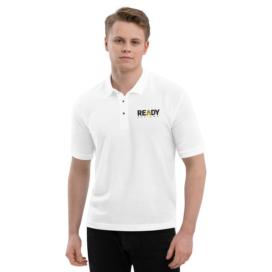 Embroidered Men's Premium Polo